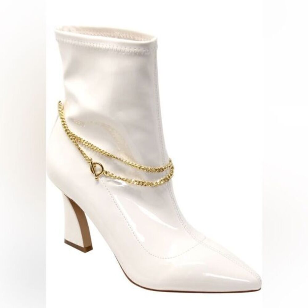 Chain Pointed Toe Bootie‎ NWT - image 10